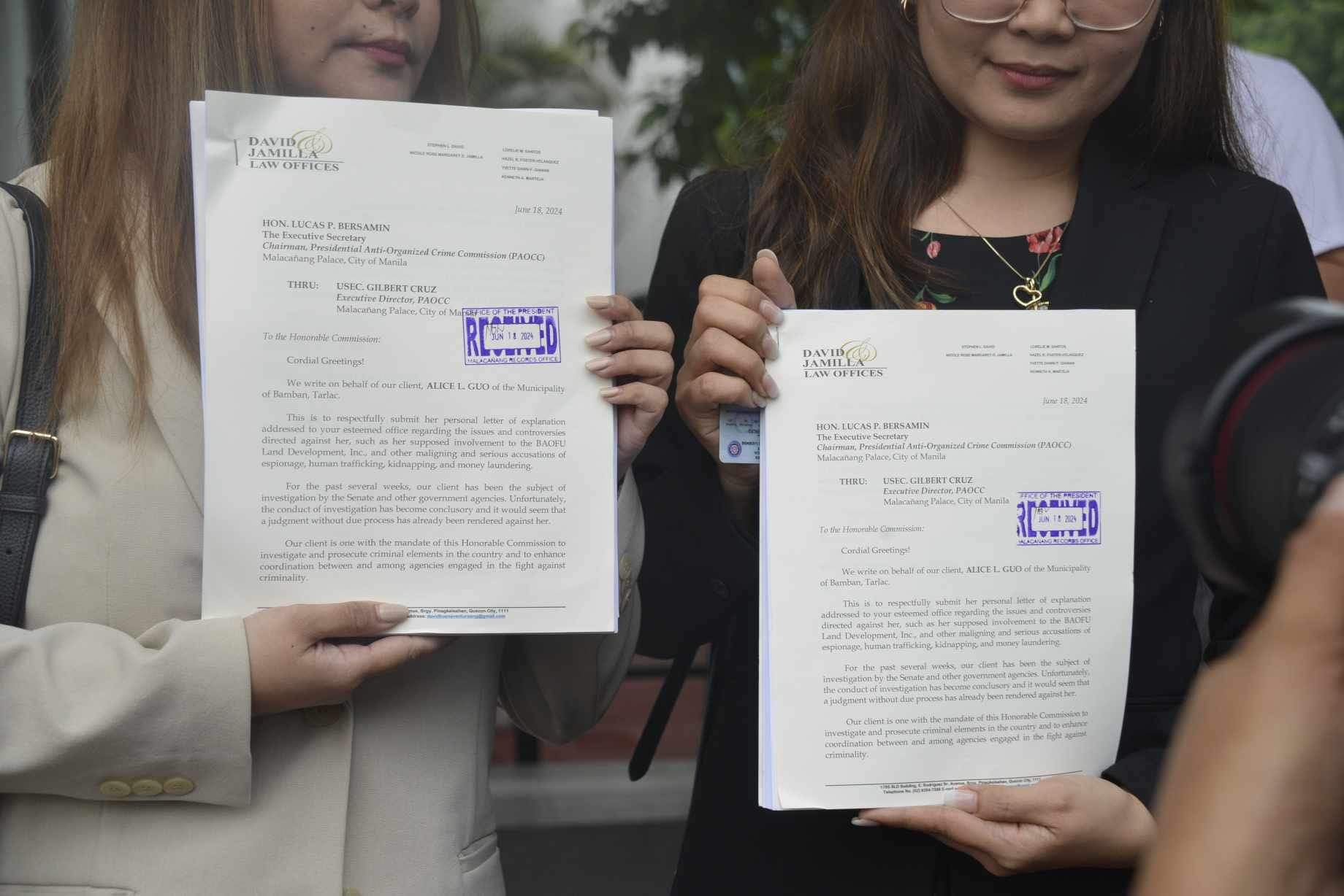 Mayor Alice Guo Stands Firm Against Allegations, Submits Vital Information to PAOCC