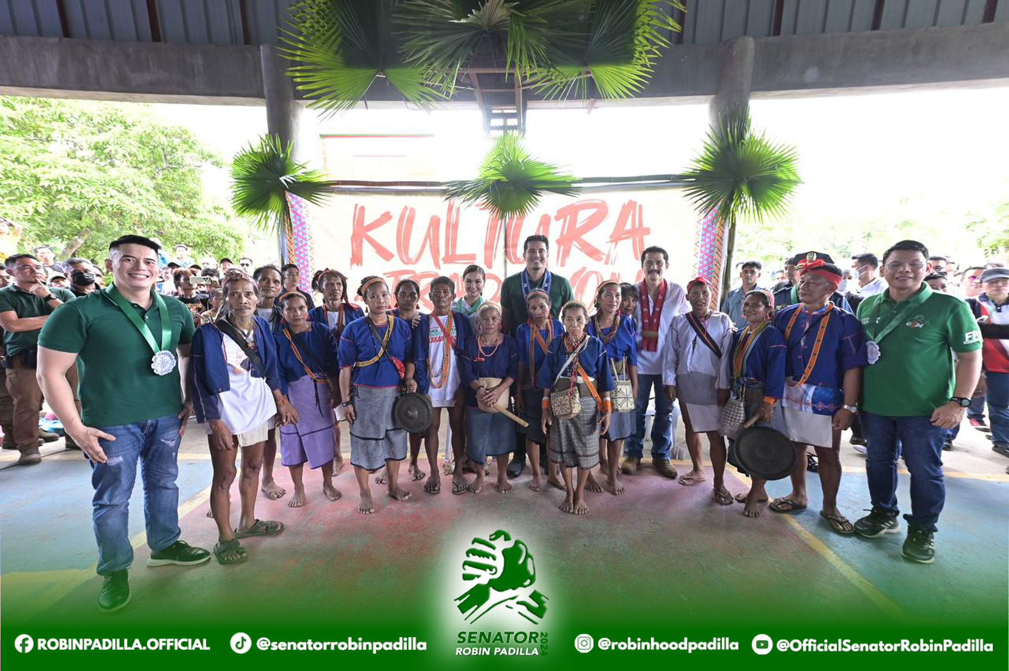 Sen. Robin, Nangako ng Farm-to-Market Roads at Mas Maraming Karapatan para sa Mangyan