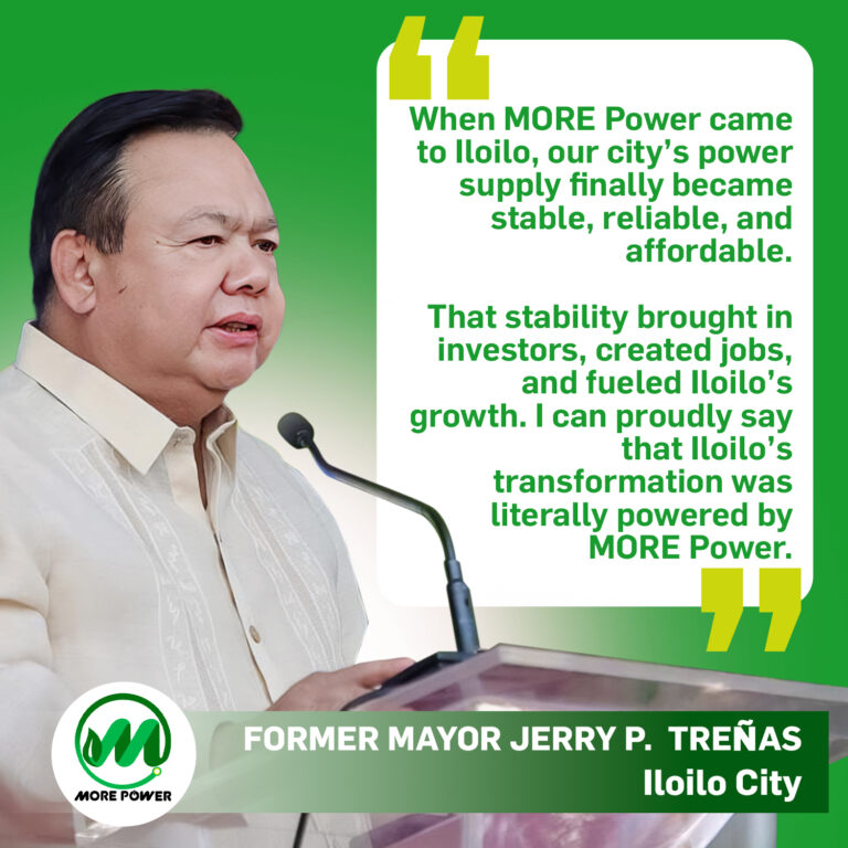 Treñas gives 150% endorsement for MORE Power as Batangas’ next power distributor